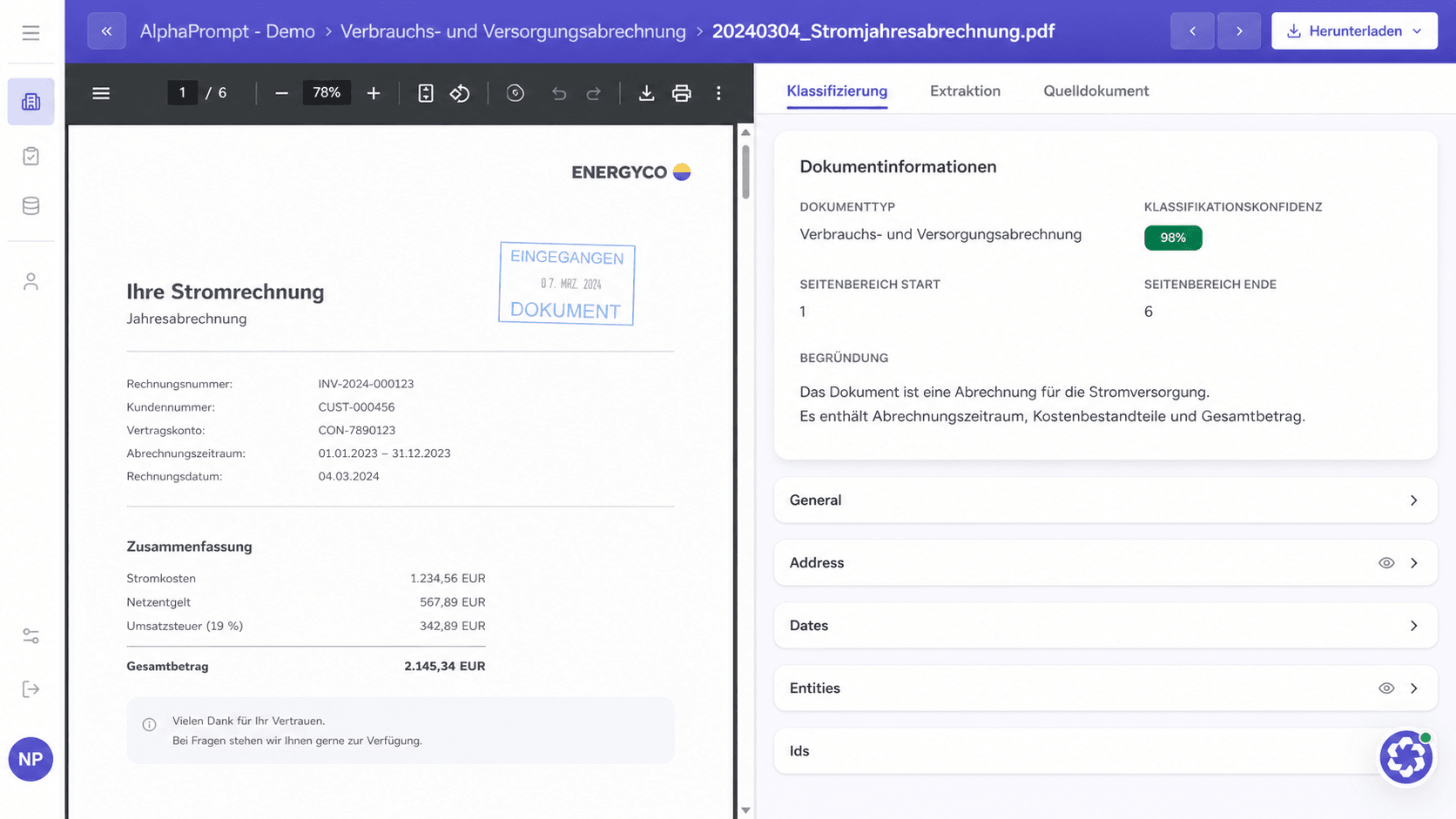 Vom Beleg zum buchungsfertigen Datensatz.